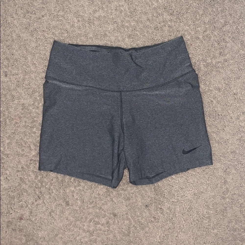 Nike grey workout shorts